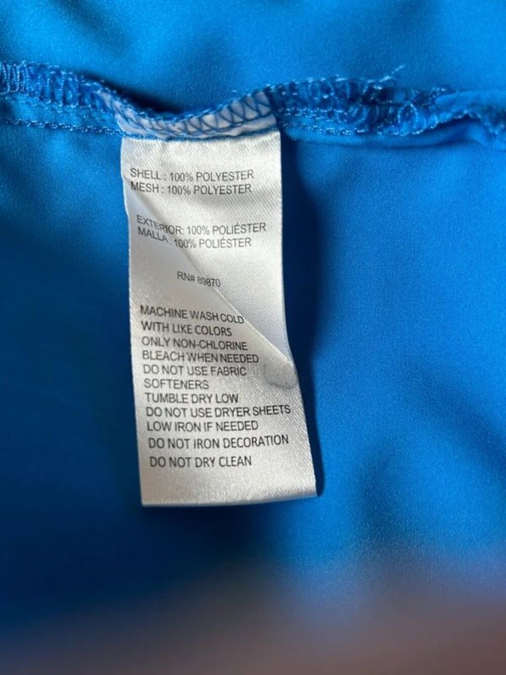 Bimini Bay Outfitters Ltd. Fishing Shirt 3XL Blue Vented Short Sleeve Pockets - Picture 4 of 4